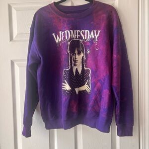 Purple Wednesday Graphic Sweatshirt
